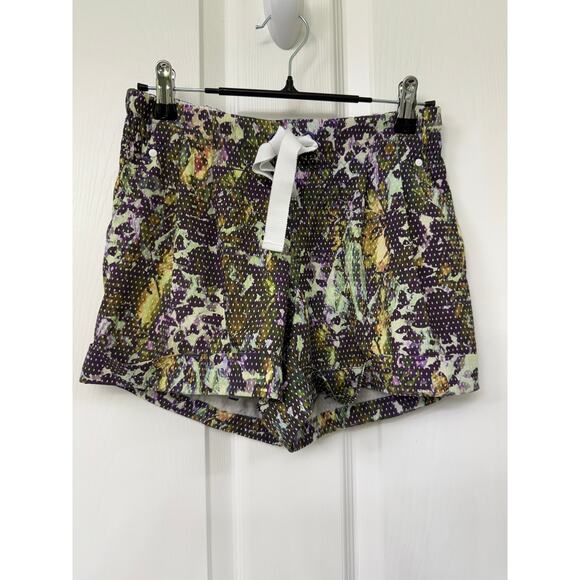Lululemon Spring Break Away short floral multi sport short drawstring pockets 4 - Picture 1 of 6